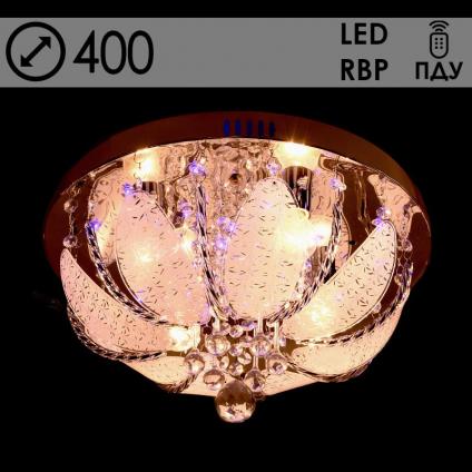 Люстра 55722/400 CR хром 4х40W E14 LED-RBP ПДУ d400, 24